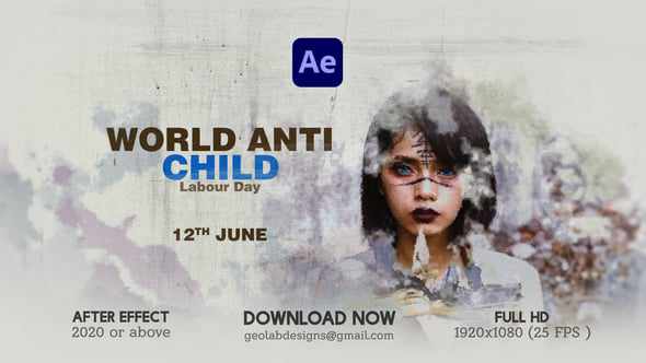 Child Labour Day для After Effects