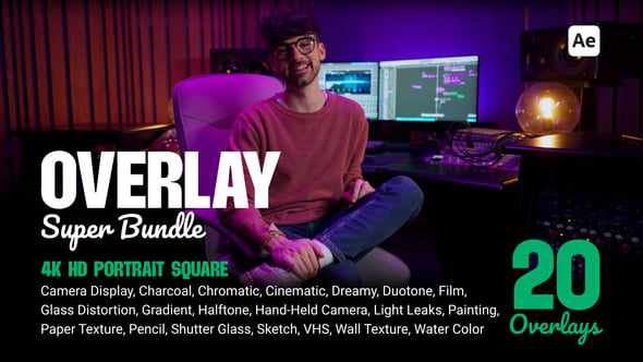 Overlay Super Bundle для After Effects