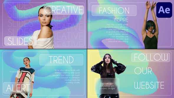 Modern Abstract Slides для After Effects