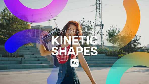 Premium Overlays Kinetic Shapes для After Effects