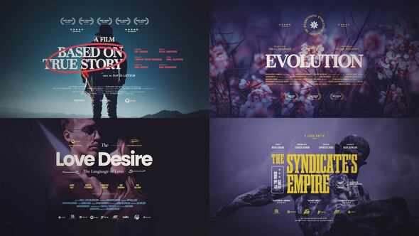 Cinematic Titles для After Effects