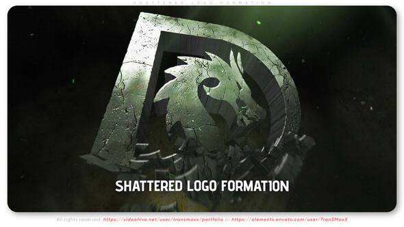 Shattered Logo Formation для After Effects
