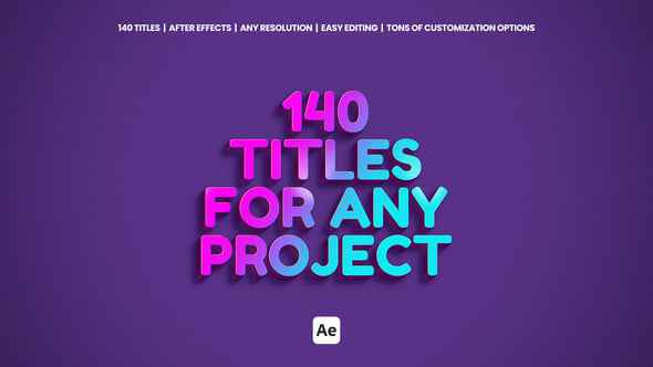 Titles для After Effects