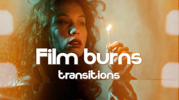 Film Burns Transitions - проект для Premiere Pro