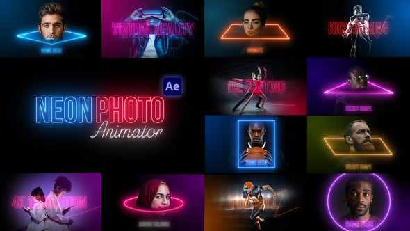 Neon Photo Animator для After Effects Neon Photo Animator для After Effects