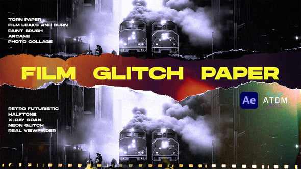 Transitions by whiterecord | Film, Glitch, Paper для After Effects