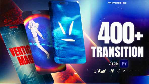 400+ Vertical Transitions Pack for Social Media для Premiere Pro