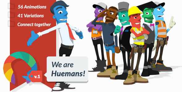 We are Huemans для After Effects We are Huemans для After Effects