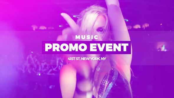 Music Event Promo для After Effects