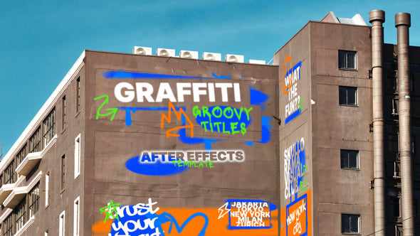 Graffiti Groovy Titles для After Effects