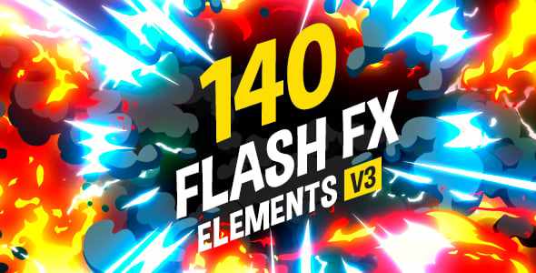 140 Flash FX Elements для After Effects