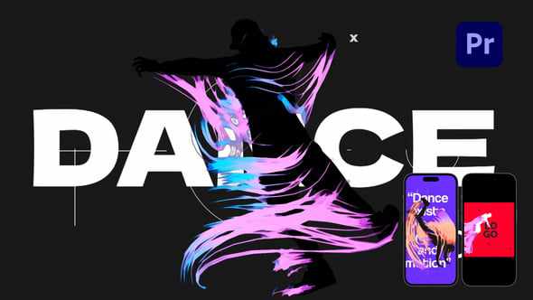 Neon Dance Motion Intro для Premiere Pro