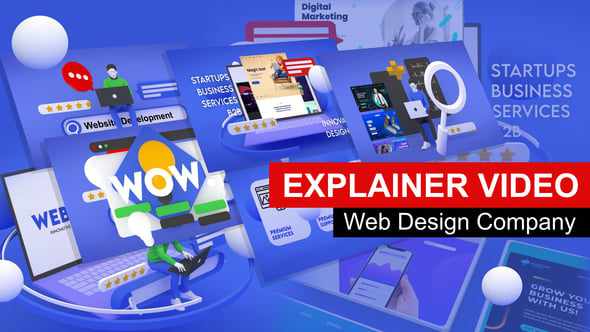 Explainer Video | Web Design Company для After Effects