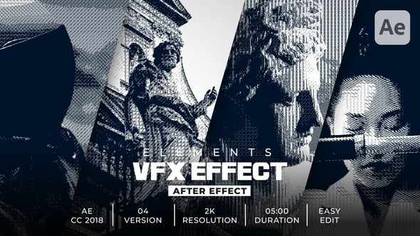 Black and White Bitmap Effects для After Effects