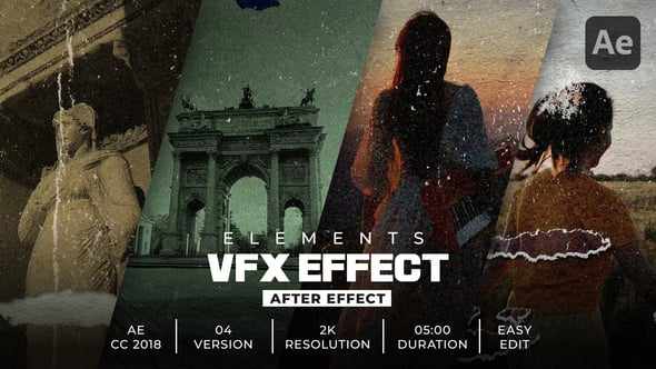 Old Paper Effects для After Effects