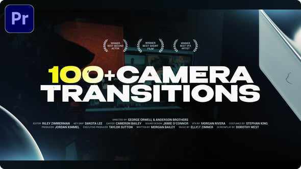 100+ Camera Transitions Bundle для Premiere Pro