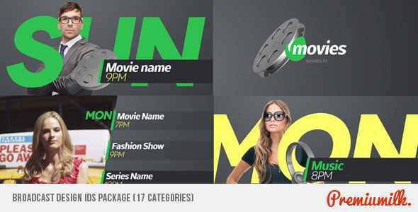 Broadcast Design IDS Package для After Effects