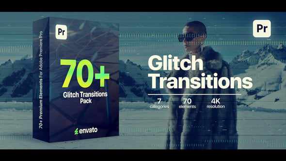 Glitch Transitions - переходы для Premiere Pro