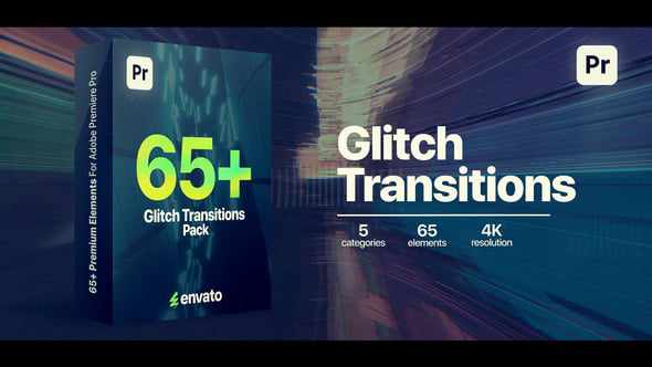 Glitch Transitions для Premiere Pro