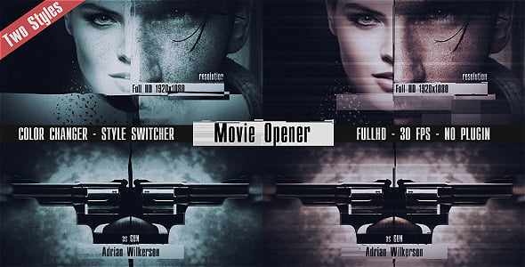 Movie Opener 2 для After Effects
