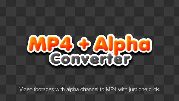 MP4 + Alpha Converter - плагин для After Effects