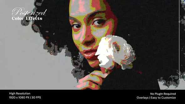 Posterized Color Effect для After Effects