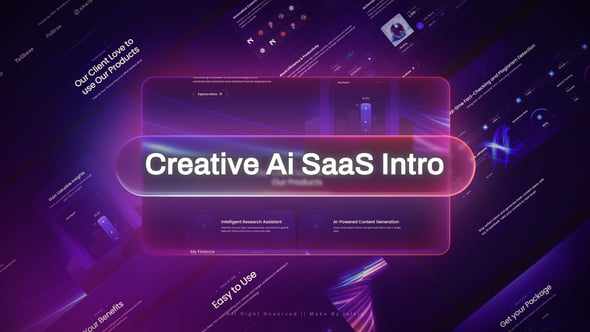 SaaS Product Promo - Ai Modern Corporate Template для After Effects