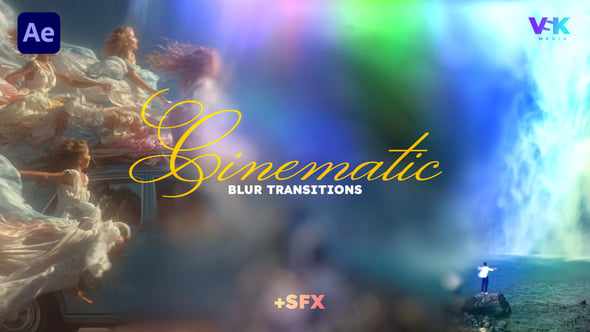 Dreamy Cinematic Soft Blur Transitions для After Effects