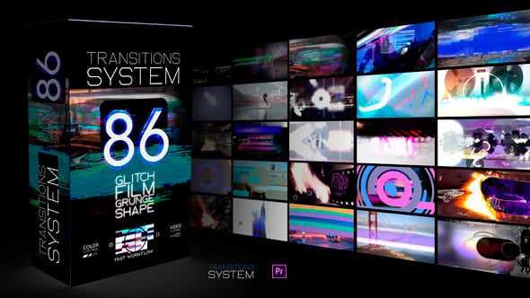 Transitions System 86 для Premiere Pro