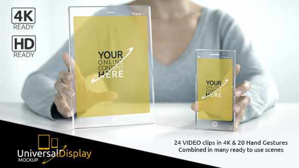 Universal Display MockUp для After Effects