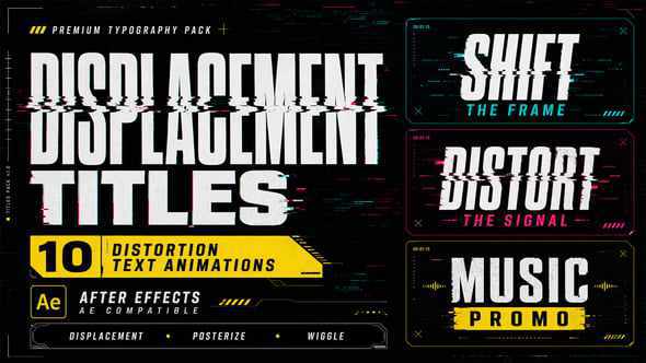 Displacement Titles - искажённые титры для After Effects