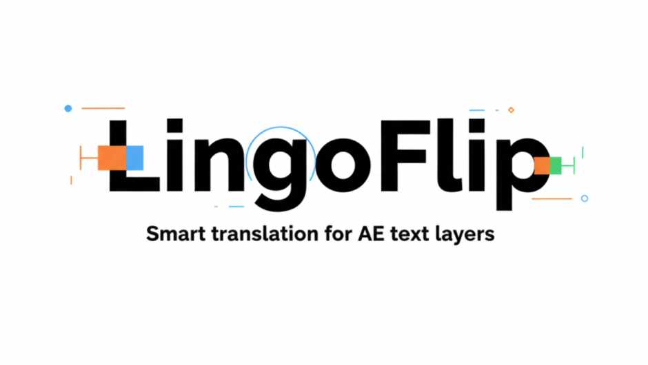 LingoFlip - плагин AI перевод текстов для After Effects
