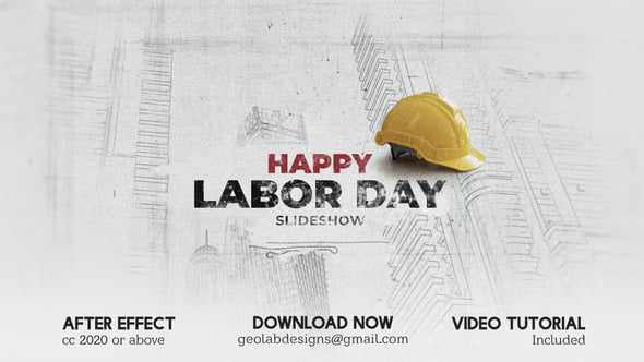 Labor Day Slideshow  праздничное слайд-шоу для After Effects