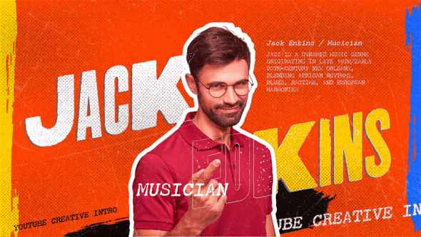 Content Opening | Podcast Intro - современное интро для подкастов в After Effects