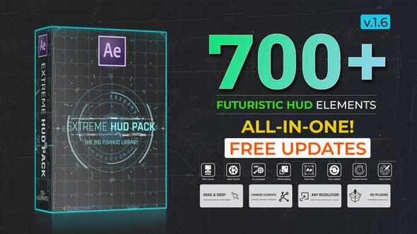 Extreme HUD Pack для After Effects