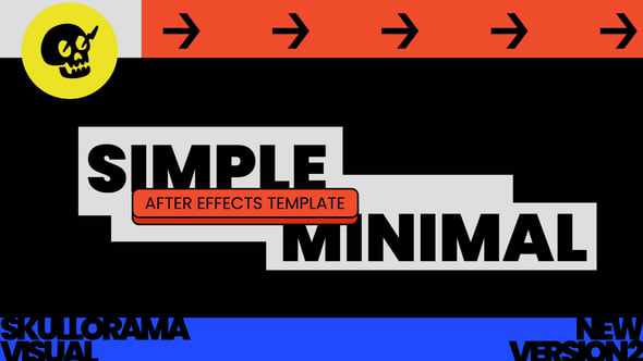 Simple Minimal Titles V2 - минималистичные титры для After Effects