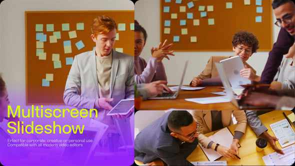 StudioVibe Multiscreen Intro 4K - шаблон для Premiere Pro