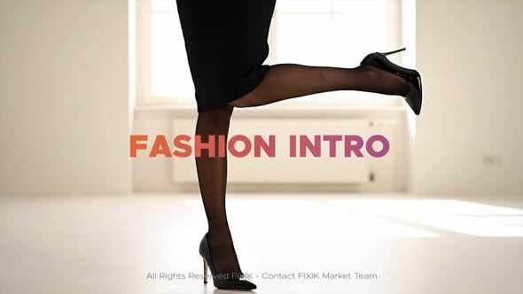 Fashion Intro - элегантный опенер для After Effects