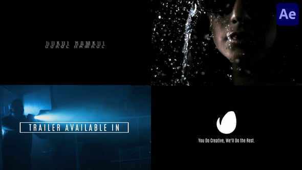 Dramatic Teaser Trailer для After Effects