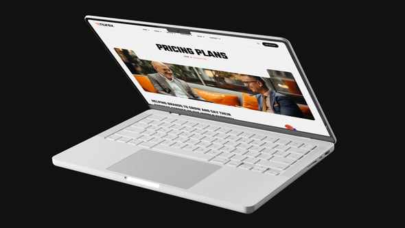 Laptop Mockup - презентация сайтов и приложений для After Effects