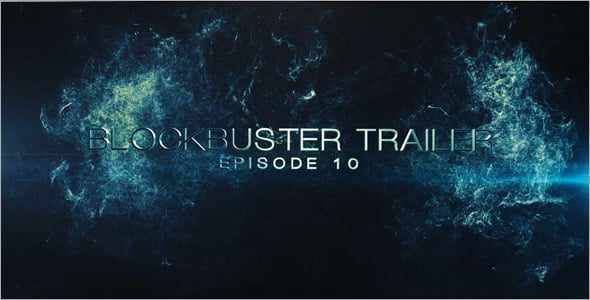 Blockbuster Trailer 10 - кинематографичный шаблон для After Effects