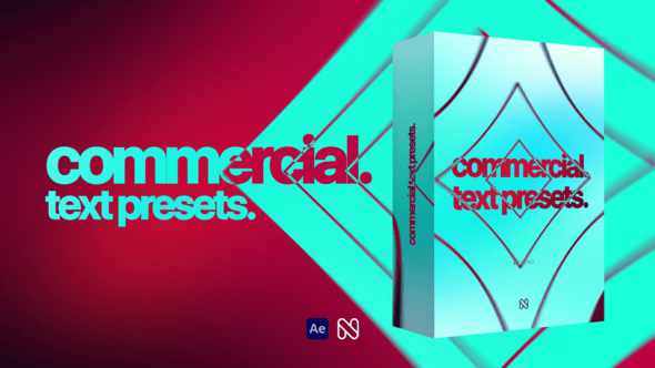 Commercial Text Presets - текстовые эффекты для After Effects