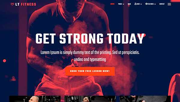 LTheme Fitness - шаблон для спортивных проектов на Joomla