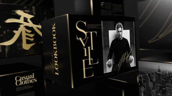 MONO - Gold Photo Slideshow - слайд-шоу для After Effects