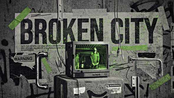 Broken City - кинематографичный фон для After Effects