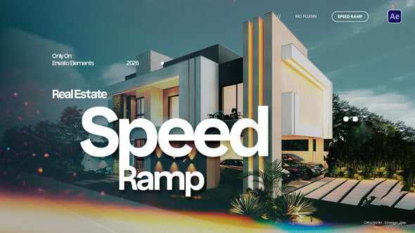 Real Estate Speed Ramp - презентация недвижимости для After Effects