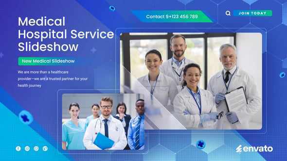 Medical Hospital Service Slideshow - презентация для клиник в After Effects