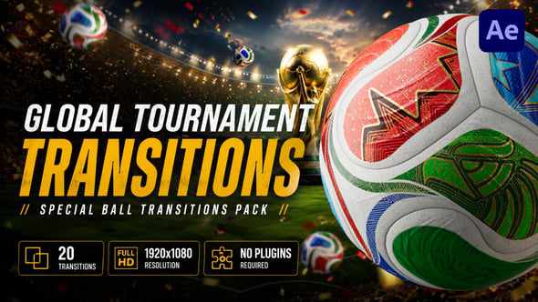 Soccer Championship Broadcast Pack - для футбольных эфиров в After Effects
