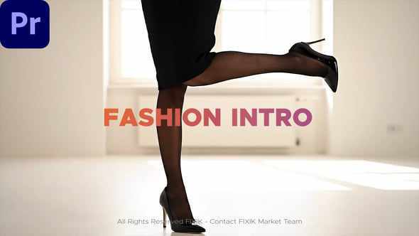 Fashion Intro для модных проектов на Premiere Pro