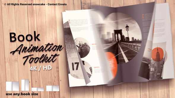 Book Animation Toolkit - анимация книги для After Effects